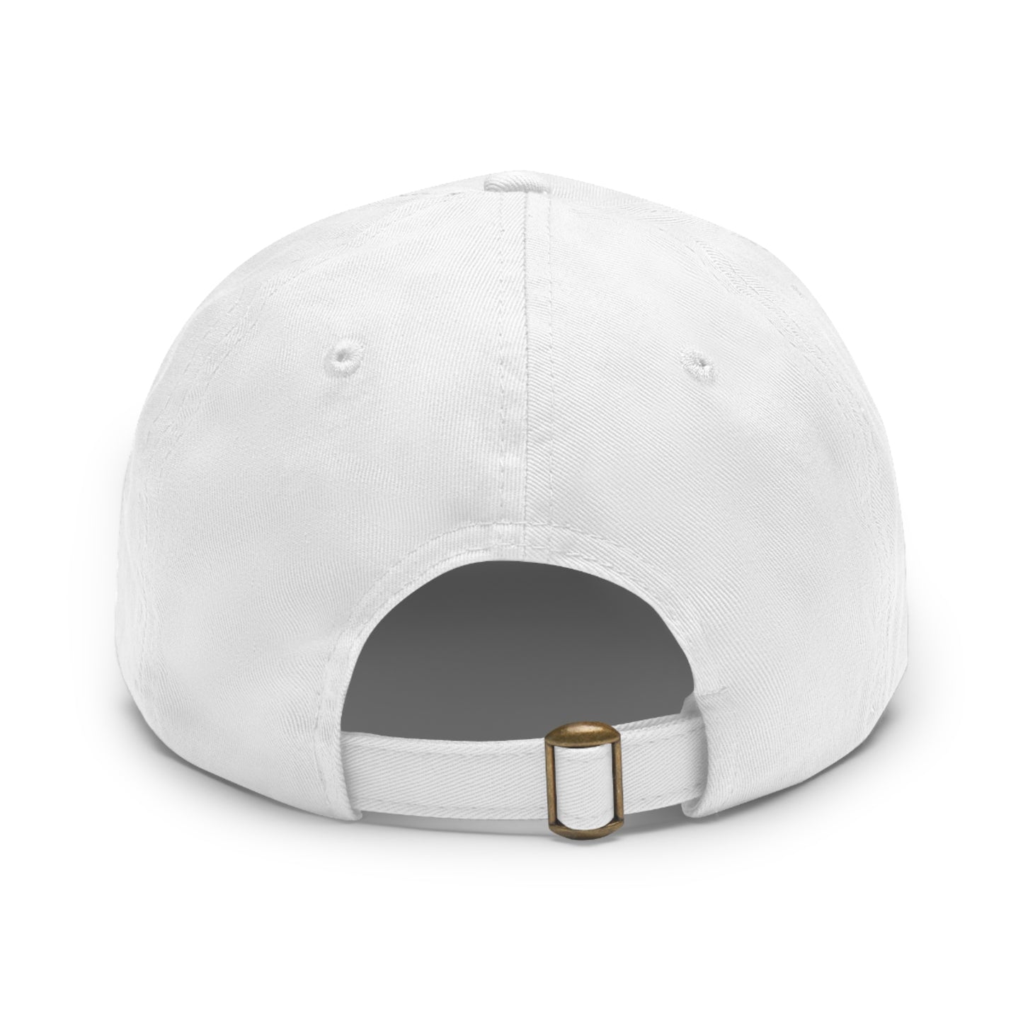 Dad Hat with Leather Patch: Arroyo Burro Dog Beach