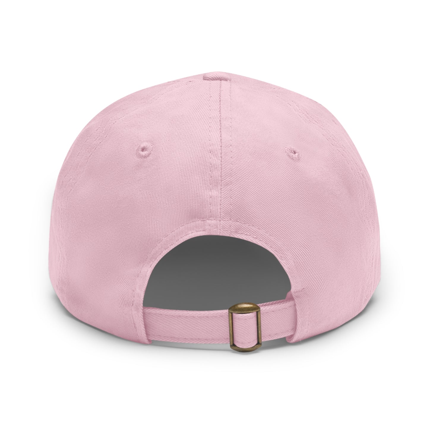 Dad Hat with Leather Patch: Del Mar Dog Beach