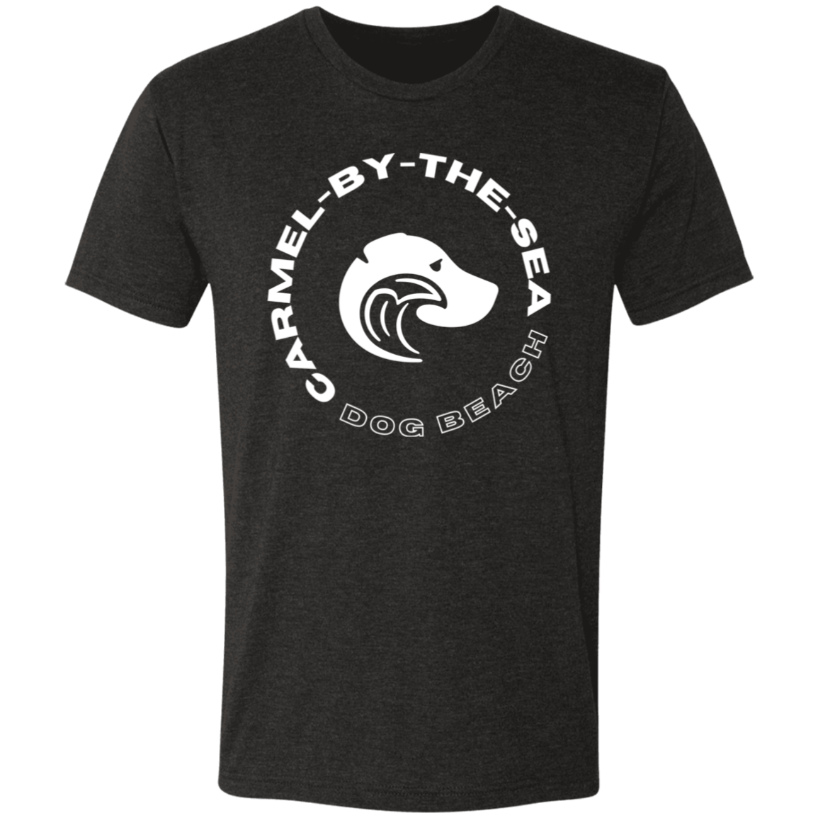 Carmel_Dog_Beach_Triblend_Tshirt_Black