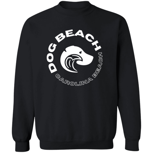 Carolina Beach Dog Beach Sweatshirt Crew Neck