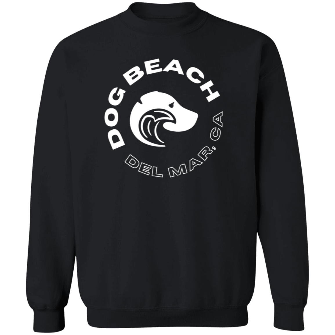 Del Mar Dog Beach Sweatshirt Crew Neck