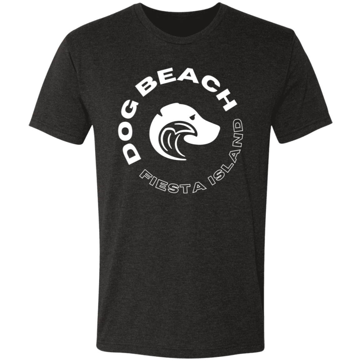 Fiesta Island Dog Beach Tshirt Black