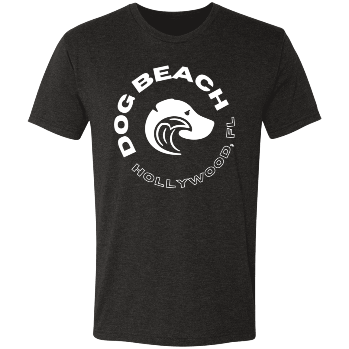 Hollywood Dog Beach Tshirt Black