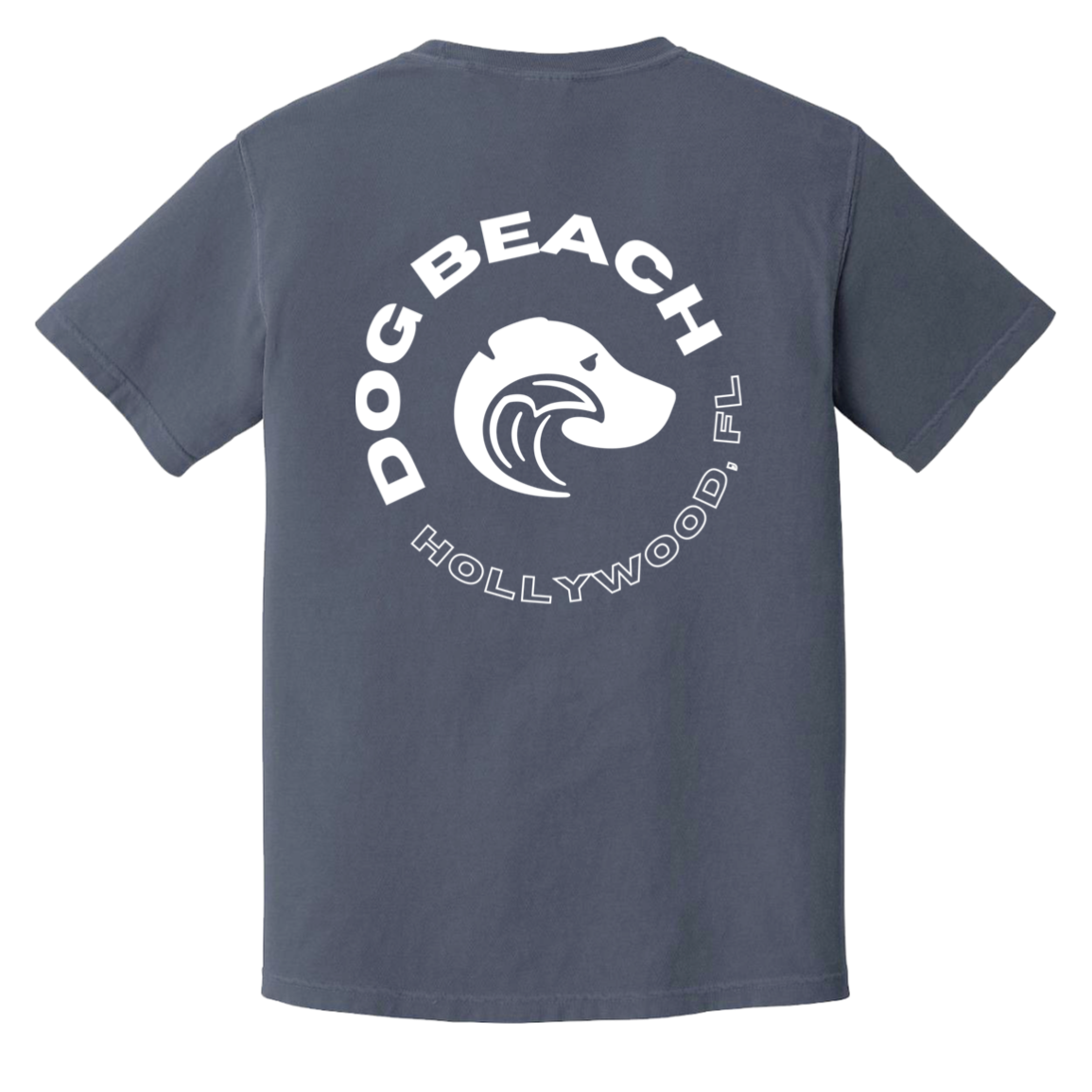 Hollywood Dog Beach Tshirt Denim