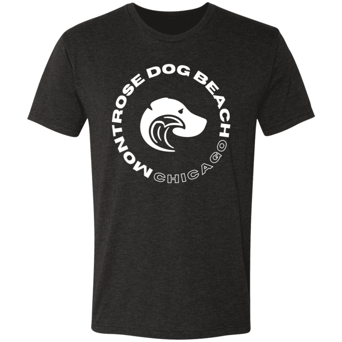 Montrose Dog Beach Tshirt Black