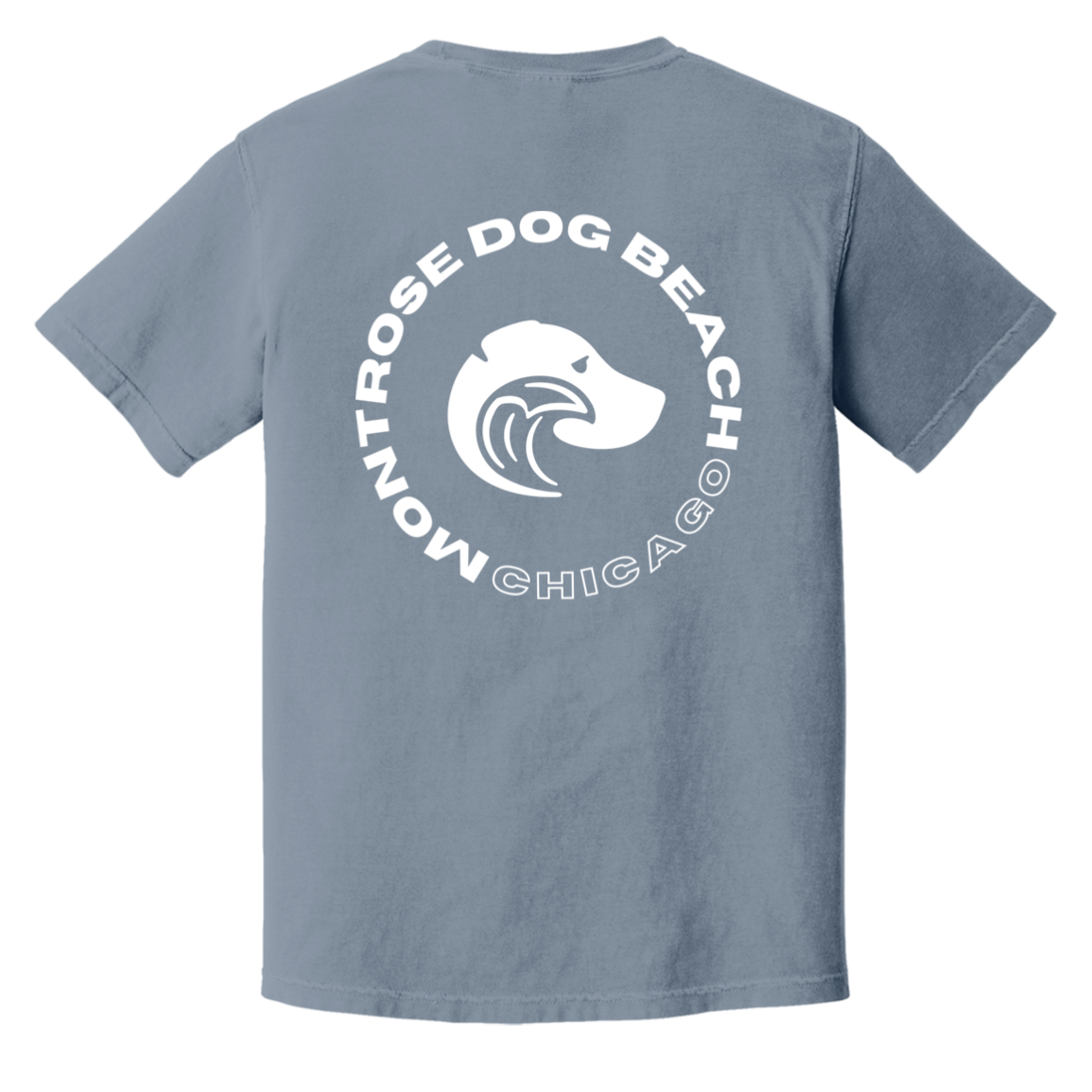 Montrose Dog Beach Tshirt Blue Jean