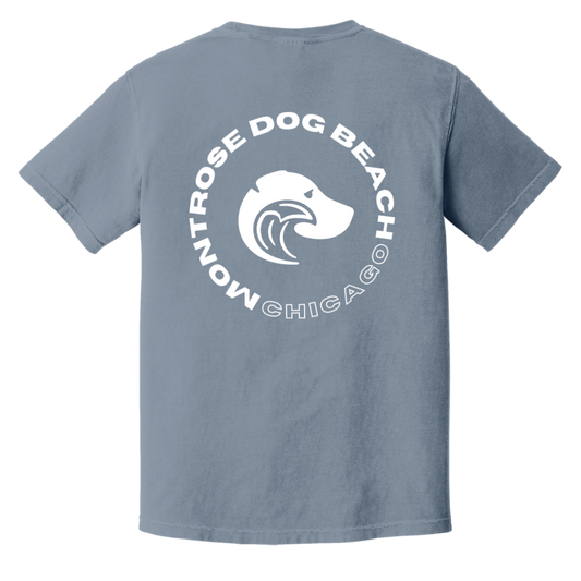 Montrose Dog Beach Tshirt Blue Jean