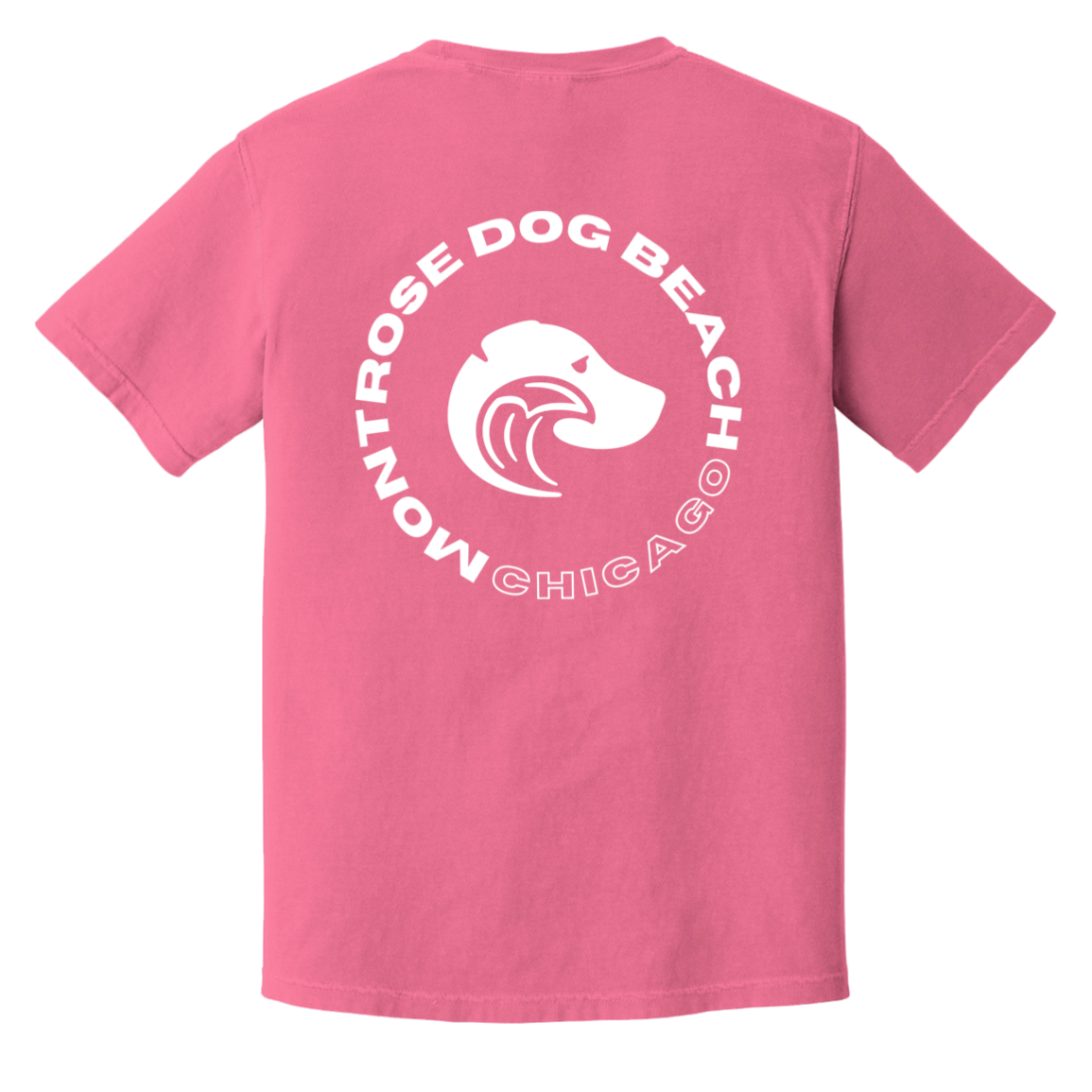 Montrose Dog Beach Tshirt Crunchberry
