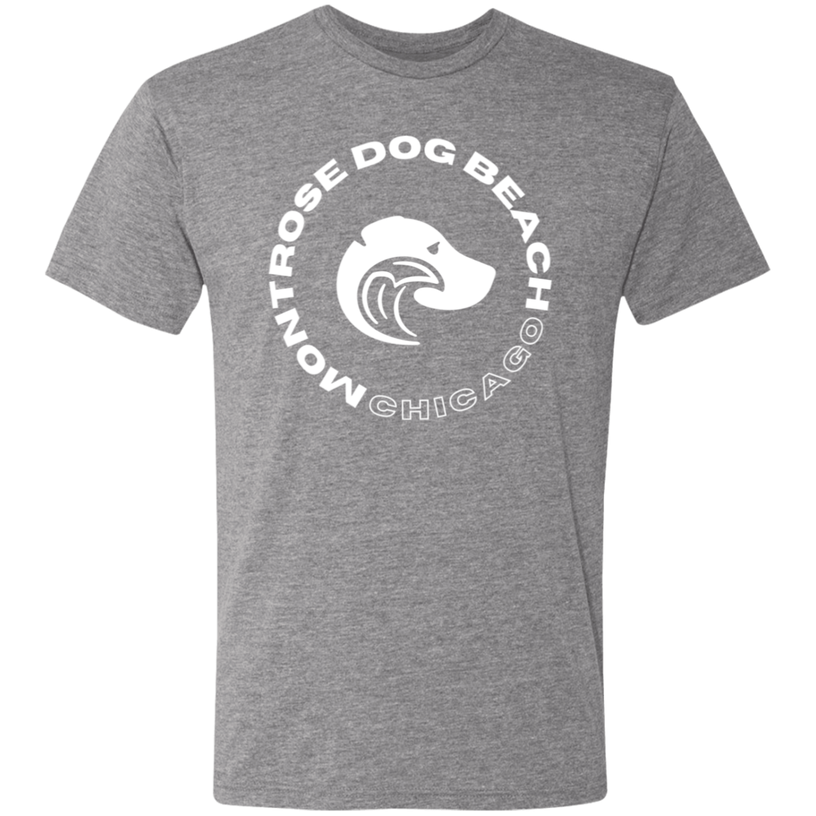 Montrose Dog Beach Tshirt Gray