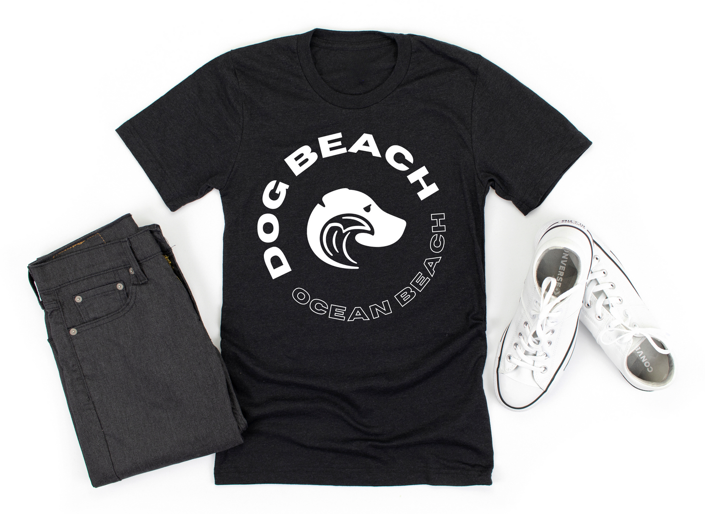 The Soft Triblend T-Shirt: Ocean Beach Dog Beach