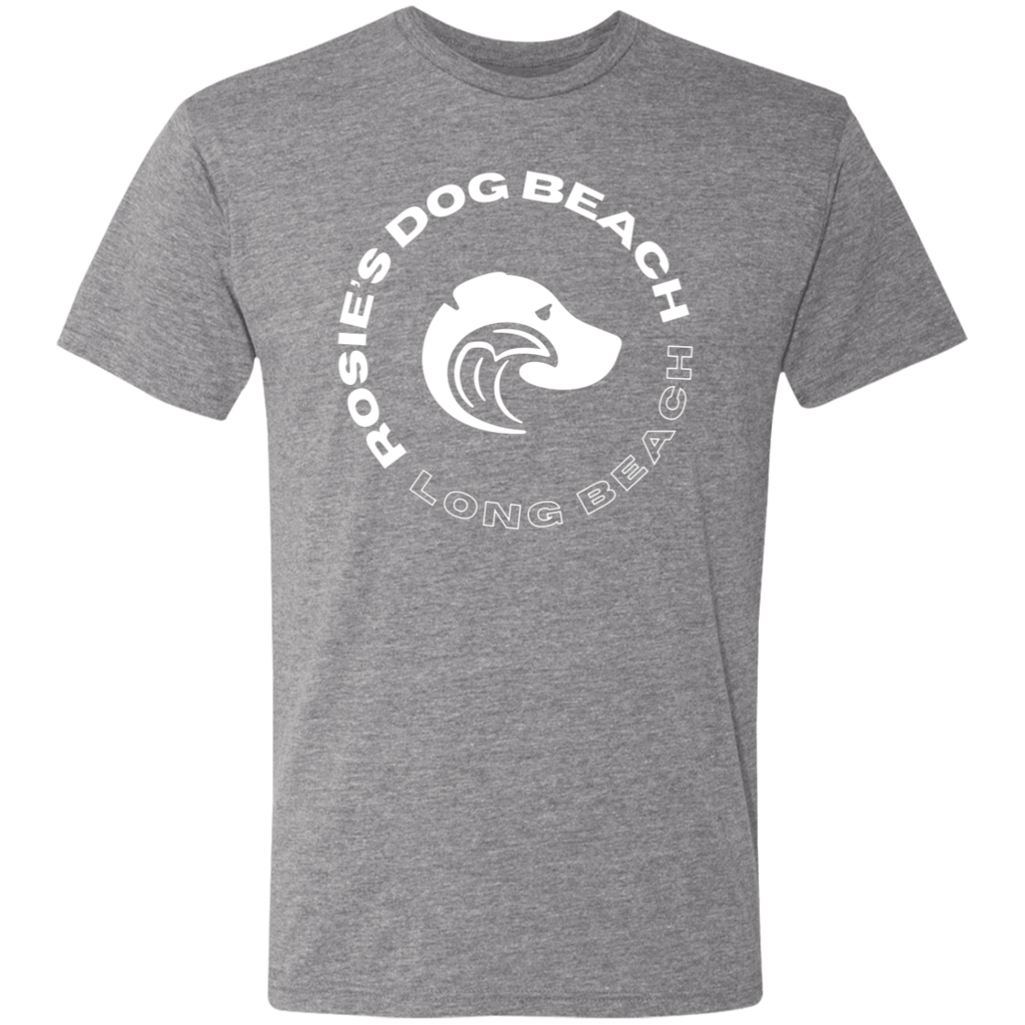 Rosies Dog Beach Tshirt Gray