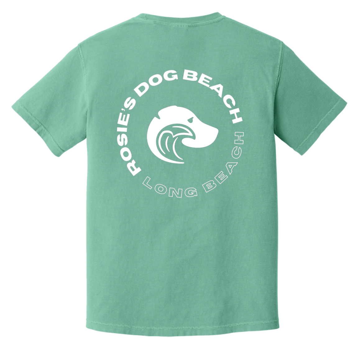 Rosies Dog Beach Tshirt Seafoam