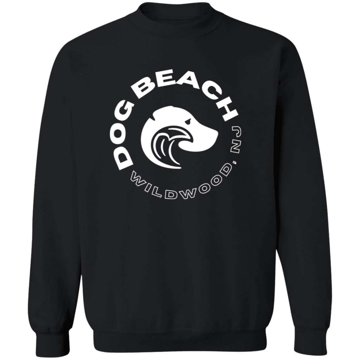 Wildwood Dog Beach Sweatshirt Crew Neck