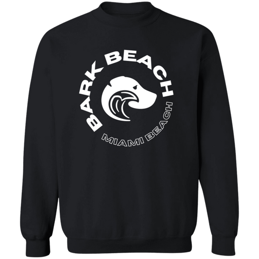 Bark Beach Miami Dog Beach Sweatshirt Crew Neck