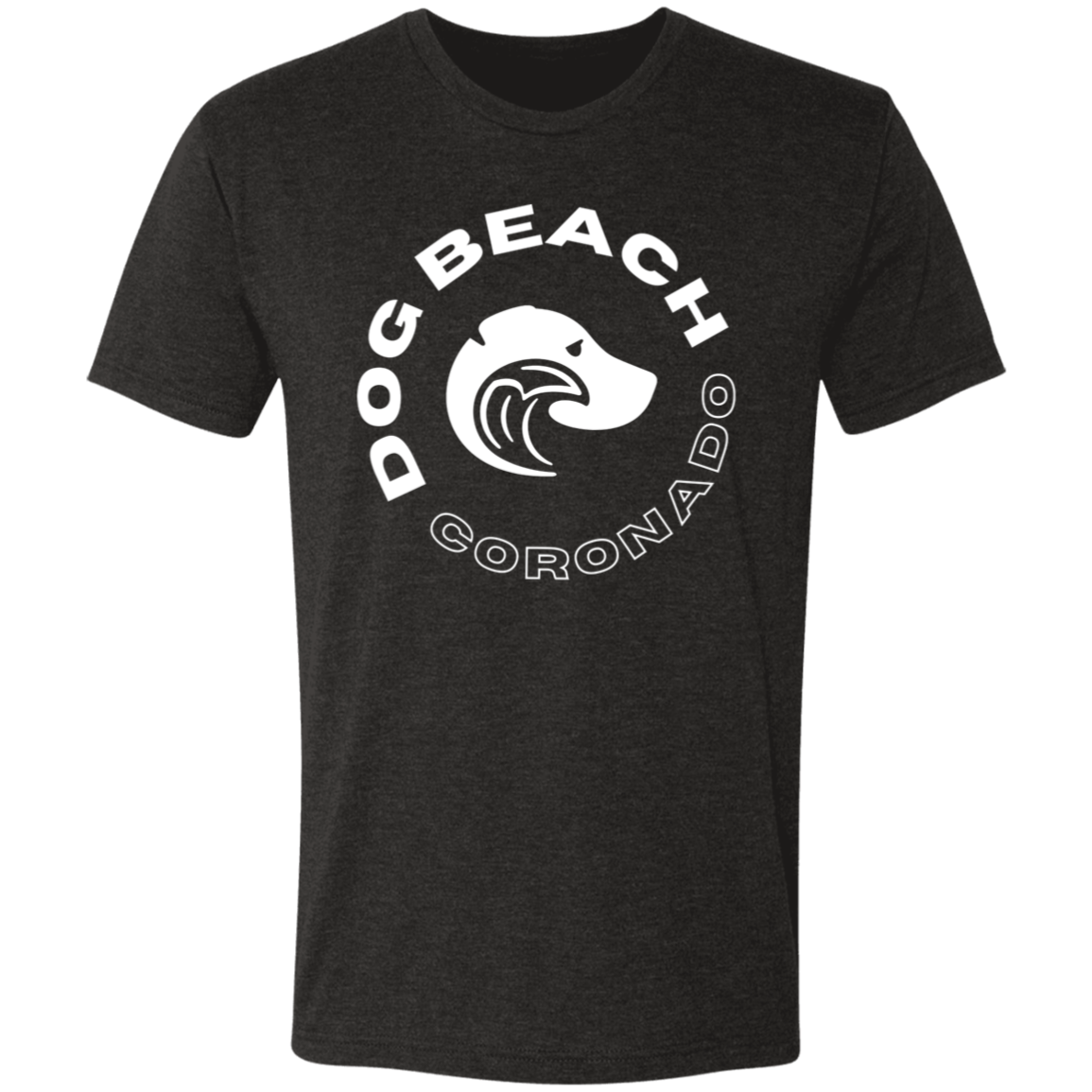 Coronado Dog Beach Tshirt Black