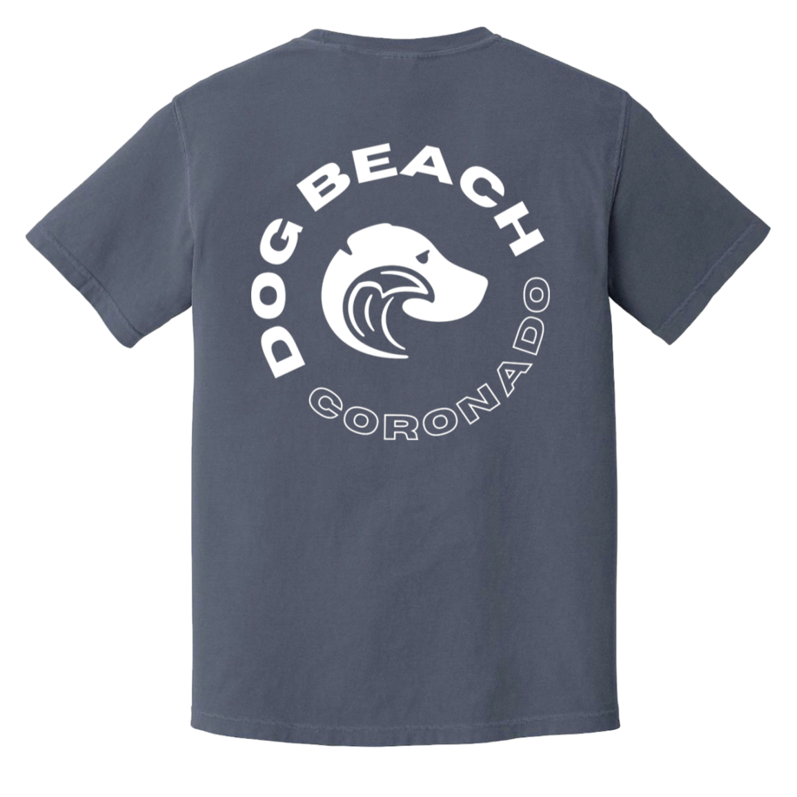 Coronado Dog Beach Tshirt Denim