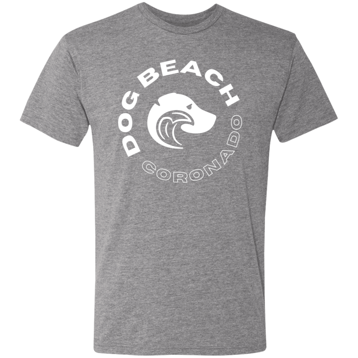 Coronado Dog Beach Tshirt Gray