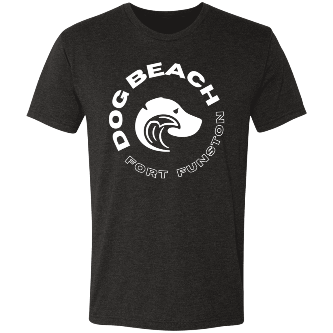 Fort Funston_Dog_Beach_Triblend_Tshirt_Black