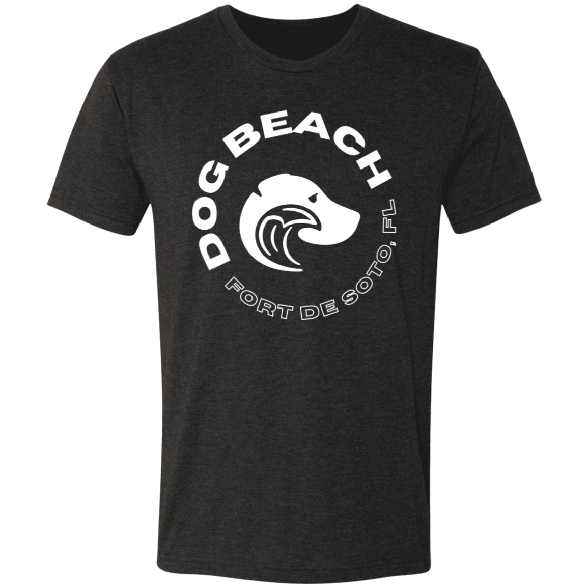 Fort de Soto Dog Beach Tshirt Black