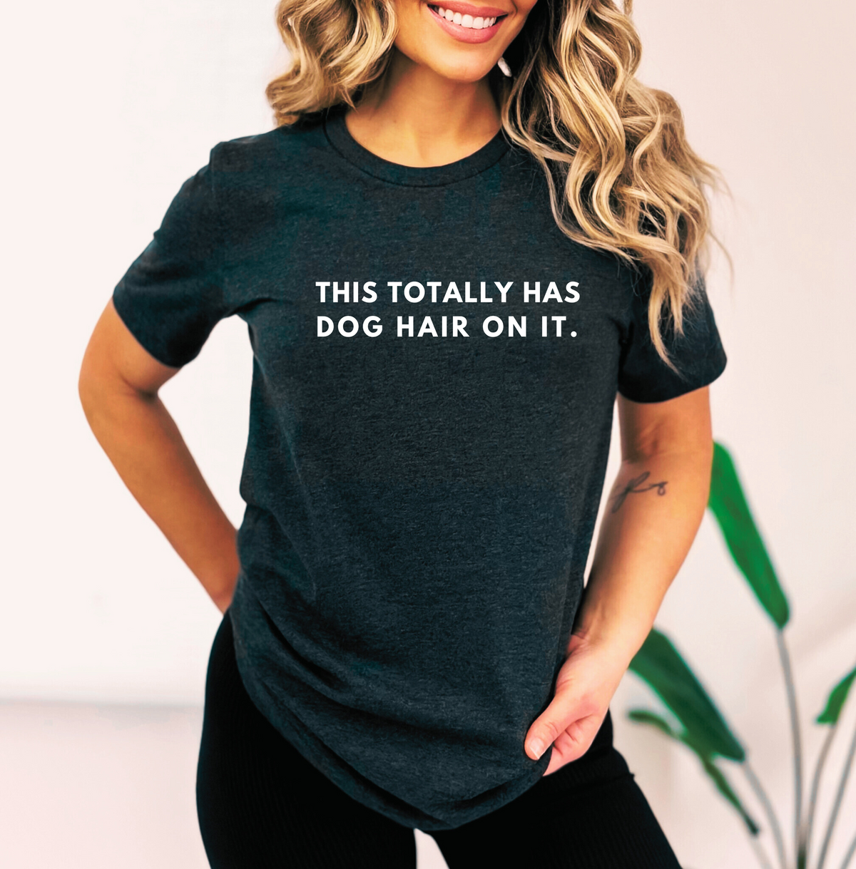 This Totally Has Dog Hair On It Triblend T-Shirt (Unisex)